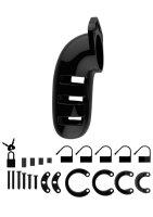 Model 06 - Chastity - 5.5" - Cock Cage - Black