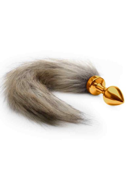 Fox Tail Buttplug - Gold