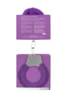Ouch! - Pleasure HandHandschellen Plüsch - violett - Bondage - Fetish