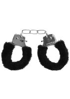 Pleasure Handcuffs Furry - Black