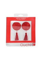 Nipple Tassels - Round - Red