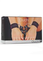 Ouch! - Velcro Hand und Fuss-Fesseln - schwarz - Bondage...