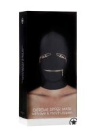 Extreme Zipper Mask with Eye und Mouth Zipper