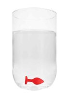 Diamond Heart Butt Plug - Regular - Red