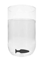 Cone-Shaped Diamond Butt Plug - Black