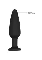 Cone-Shaped Diamond Butt Plug - Black