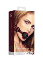 Ouch! - Luxury Breathable Ball Gag - Burgundy