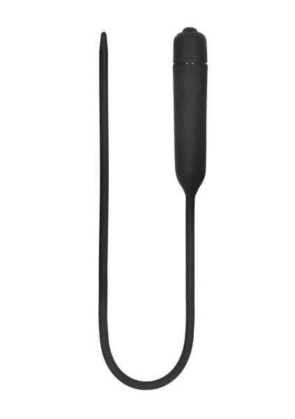 Silcone Vibrating Bullet Plug Extra Long - Urethral Sounding - B