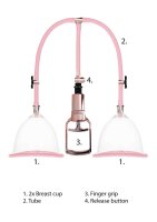 Breast Pump Set Large  Rose Gold