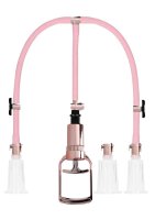 Clitoral & Nipple Pump Set Large  Rose Gold