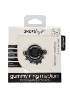Gummy Ring Penisring Medium Black