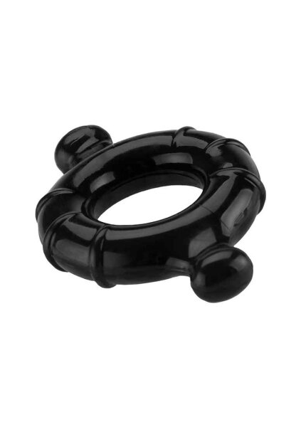 Gummy Ring Penisring Large Black