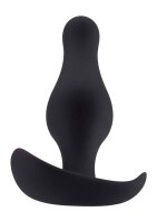 Butt Plug with Handle Small Black 2,8 cm