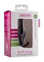 Butt Plug with Handle Small Black