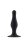 Butt Plug with Suction Cup Small Black