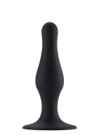 Butt Plug with Suction Cup Medium Black