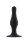 Butt Plug with Suction Cup Medium Black