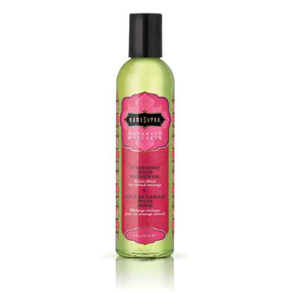 Kama Sutra Naturals Massage Oil Strawberry Divine 236 ml
