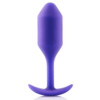 B-Vibe - Snug Butt Plug 2 Purple 3 cm