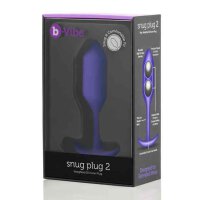 B-Vibe - Snug Butt Plug 2 Purple 3 cm