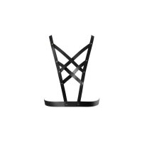 Bijoux Indiscrets Maze Net Cleavage Harness Black
