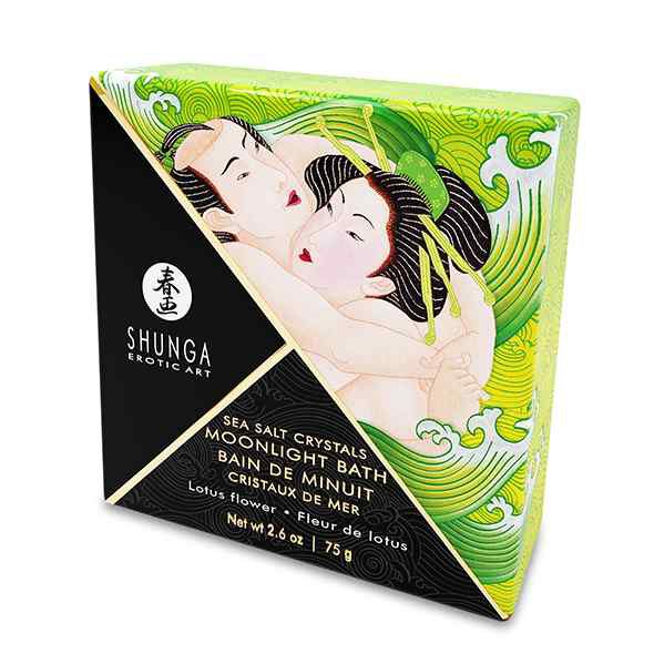 Shunga - Oriental Crystals Bath Salts Single Use Lotus Flower 75