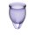 Satisfyer Feel Confident Menstrual Cup Set Lila