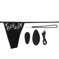 The Screaming O Premium Ergonomic Remote Panty Set Black