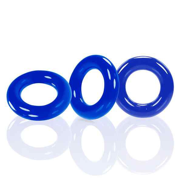 Oxballs - Willy Rings 3-pack Cockrings Police Blue