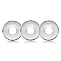 Oxballs Ringer Cockring Clear 3 Pack