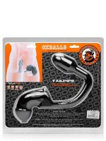 Oxballs TAILPIPE Cock Cage Anal Lock Black