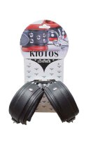 Leather Anklecuffs Black 5 cm