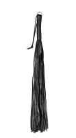 Leather Black Whip Soft - 24 Strings