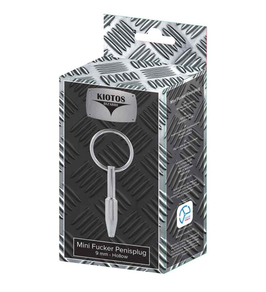Kiotos Bizarre Mini Fucker Penisplug 9 mm Hollow