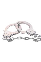 Chrome Handcuffs Metal Handcuffs W. Key