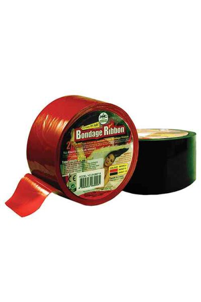 Bondage Ribbon 5Cm/18Mtr Red