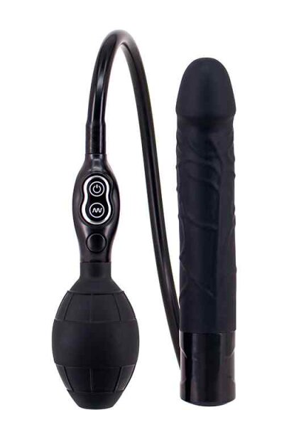Premium Range Inflatable Vibrator Black