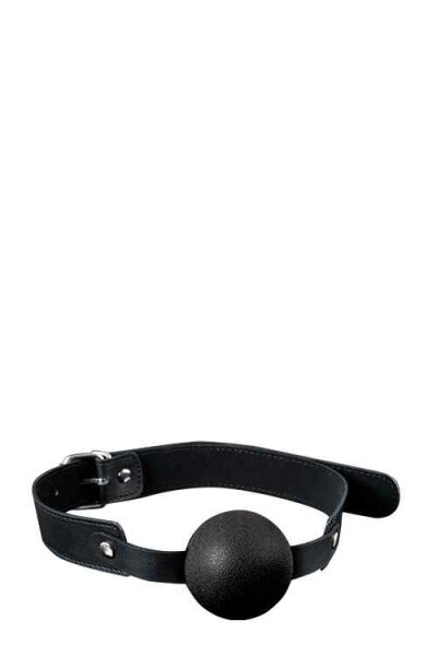 GP Solid silicone ball gag black