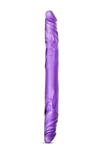 B Yours - 14 Inch Double Dildo Purple