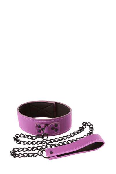 Lust Bondage Collar Purple
