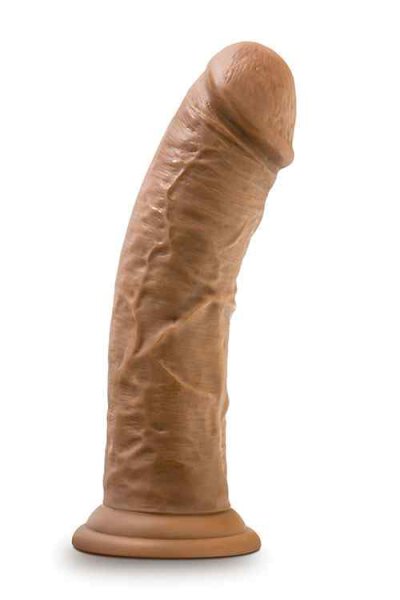 DR. SKIN 8INCH COCK SUCTION CUP MOCHA