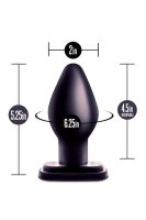 Anal Adventures - XL Plug Black 5 cm