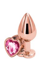 Rear Assets Rose Gold Heart M Pink 3,4 cm