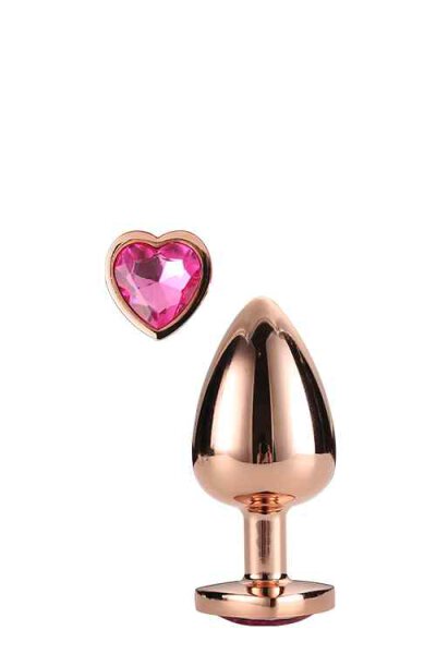 Gleaming Love Rose Gold Plug Small 2,7 cm