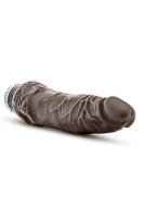 Dr. Skin Cock Vibe 7 Inch Chocolate