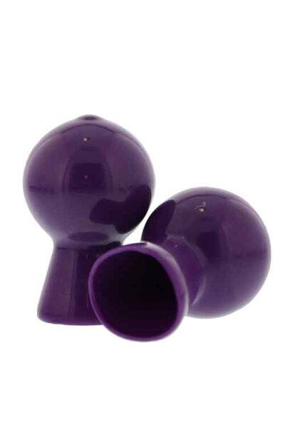 Nipple Sucker Pair In Shiny Purple