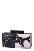 5 Inch Vibration Dildo Strap-On Black