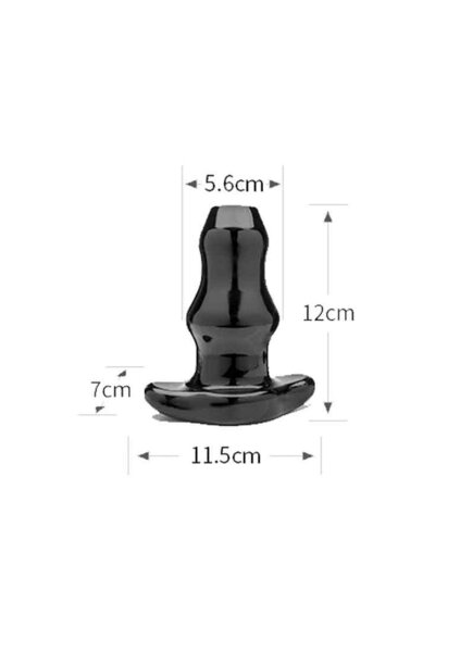Double Tunnel Plug Medium Black