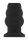 Sono Large Hollow Tunnel Butt Plug 5 Inch Black