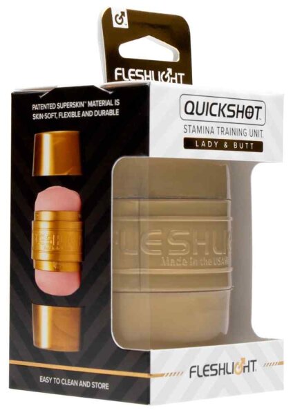 FLESHLIGHT Quickshot STU Lady & Butt Vagina Masturbator